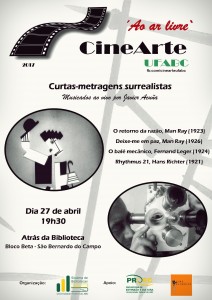 Cartaz CineArte ao ar livre v3